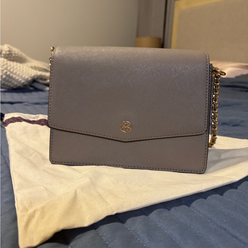 Tory Burch Gray Crossbody Bag